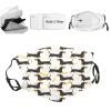 VeJerKK Cloth Face Mask With Filter Pocket,Dachshund in action,Washable Face Bandanas Reusable Fabric Mask With 2 Pcs Filters view 1