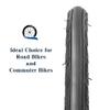 2 Pack Tires 700x25C 30TPI Road Bike Bicycle Tires for City Commuter view 4
