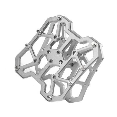 ihreesy 1Pair Bike Clipless Platform Adapter,Aluminum Alloy Bicycle Platform Pedals Self-Locking Bike Pedal Platform Adapters for Mountain Road Bike,Titanium