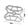 ihreesy 1Pair Bike Clipless Platform Adapter,Aluminum Alloy Bicycle Platform Pedals Self-Locking Bike Pedal Platform Adapters for Mountain Road Bike,Titanium view 3