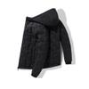 Bestgift Men's Winter Down Padded Jacket Winter Coat Hooded Padded Jacket Black 4XL view 1