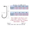 Portable Circle Fish Hooks Set 50 Pcs/bag 90 Degree Jig Fly Tying Strong Wire Saltwater Freshwater Fish Hook Jig Fishing Size 6 4 2 1 1/0-4/0# Fishing Hook Set ( Color : Size 2 , Size : 50 Pcs ) view 2