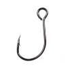 Portable Circle Fish Hooks Set 20pcs Fishing Lure Spare Hook Single Fish Lure Hooks Inline Hook Big Eye Size2/0 1/0 1 2 4 6 8 Sharp High Carbon Steel Fishing Hook Set ( Color : 6 , Size : 20pcs ) view 1