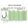 moisture Portable Circle Fish Hooks Set Flap Hook Explosion Hook Sleeve Fishhook Dish Hook Clamp Cake Eight-Claw Hook Anti-Hanging Bottom Field Fishing Anti-Plate Hook Fishing Hook Set view 2
