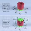 moisture Portable Circle Fish Hooks Set Flap Hook Explosion Hook Sleeve Fishhook Dish Hook Clamp Cake Eight-Claw Hook Anti-Hanging Bottom Field Fishing Anti-Plate Hook Fishing Hook Set view 3