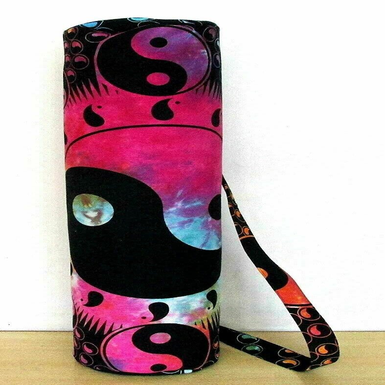 Indian Handmade Yoga Bag Mandala Design Gym Mat Carrier Bags With Shoulder Strap