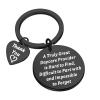 Zuo Bao Childcare Daycare Provider Gift Babysitter Jewelry Daycare Provider Keychain Preschool Gifts for Teachers Gift(black) view 1