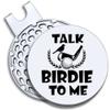 GEYGIE Talk Birdie to Me Golf Ball Marker with Magnetic Hat Clip, Funny Golf Accessories Gifts for Men Women, Golf Gifts for Men Woman, Gift for Golf Fan, Golf Novelty Gift view 1