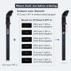 DJC Bike Suspension Seatpost Shock Absorber 25.4mm 27.2 28.6 30.4 30.9 31.6 Seat Post Ultralight Aluminum MTB Road Bike(31.6mm Black) view 4