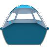 COMMOUDS Beach Tent Sun Shade for 3/4-5/6-7/8-10 Person, UPF 50+ Beach Sun Shelter Canopy Tent, Lightweight, Easy Set Up and Carry view 1