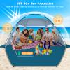 COMMOUDS Beach Tent Sun Shade for 3/4-5/6-7/8-10 Person, UPF 50+ Beach Sun Shelter Canopy Tent, Lightweight, Easy Set Up and Carry view 3