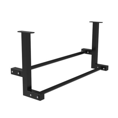 Wall-Mounted Pull-up bar - 2-Layer Design-high and Low Horizontal bar - Home Gym Strength Training Fitness bar - 3 Styles - Load 300kg (Color : Style 1-Straight Rod 110CM)