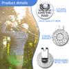 GEYGIE Love You Dad Golf Ball Marker with Magnetic Hat Clip, Funny Golf Accessories Gifts for Dad Grandpa, Golf Gifts for Dad Grandpa, Birthday for Dad Grandpa, Golf Novelty Gift view 3