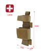 1000D Tactical Tourniquet Holder Molle Trauma Medcial Shears Holster TQ Pouch Tourniquets Pouches (TAN) view 3