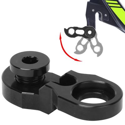 Road bikes Rear Derailleur Hanger Extension , Mountain Derailleur Hanger , bikes Rear Derailleur Hanger Extension Extender bikes Frame Tail Hook for 34T 52T(Black) , Mountain Derailleur Hanger , R