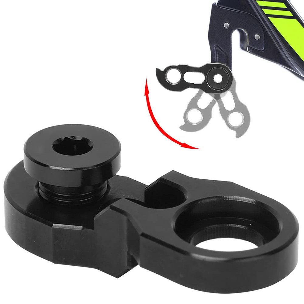 Road bikes Rear Derailleur Hanger Extension , Mountain Derailleur Hanger , bikes Rear Derailleur Hanger Extension Extender bikes Frame Tail Hook for 34T 52T(Black) , Mountain Derailleur Hanger , R