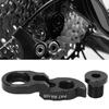 Road bikes Rear Derailleur Hanger Extension , Mountain Derailleur Hanger , bikes Rear Derailleur Hanger Extension Extender bikes Frame Tail Hook for 34T 52T(Black) , Mountain Derailleur Hanger , R view 2