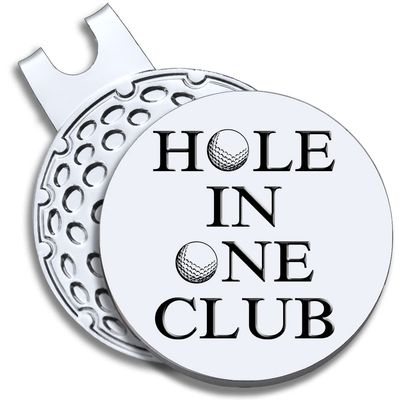 GEYGIE Hole in One Club Golf Ball Marker with Magnetic Hat Clip, Funny Golf Accessories Gifts for Men Women, Golf Gifts for Men Woman, Birthday Gifts for Golf Fan, Golf Novelty Gift