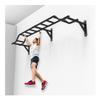 Wall Mounted Pull Up Bar, Length 2M Steel Climbing Frame Fitness Pole, for Arm/Core/Upper Body Strength Training, Load 300kg view 1