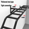 Wall Mounted Pull Up Bar, Length 2M Steel Climbing Frame Fitness Pole, for Arm/Core/Upper Body Strength Training, Load 300kg view 4