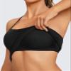CRZ YOGA Butterluxe Racerback Tank Tops for Women - Scoop Neck Spaghetti Strap Padded Workout Camisole with Built in Bra Black X-Large view 4