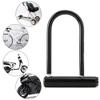FILFEEL U Lock, Zinc Alloy Heavy Duty Anti Theft Lock U Shackle Security Lock with 2 Keys for Road Mountain and Motorcycle Black view 2