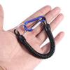 Fishing Tools Lanyard,5Pcs Fishing Elastic Lanyards,Retractable Fishing Lanyard Tether with Carabiner for Pliers,Elastic Fishing Rope,Coiled Lanyard for Fishing Rods(Blue), 5Pcs Fishing Elastic L view 2