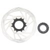 140mm Centerlock Disc Brake Rotor, Stainless Steel and Aluminum Alloy, Hollow Design for Mountain Bikes and Road Bikes, Quick Release Compatible view 2