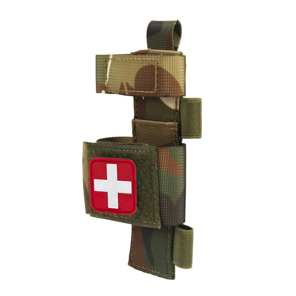 1000D Tactical Tourniquet Holder Molle Trauma Medcial Shears Holster TQ Pouch Tourniquets Pouches (CAMO CP)