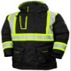 Helly Hansen Alna Polar Parka Hi Vis Jackets for Men with Downfeel Insulation, Detachable Hood, and Fully Taped Construction, 990 Black - X-Large view 1