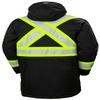 Helly Hansen Alna Polar Parka Hi Vis Jackets for Men with Downfeel Insulation, Detachable Hood, and Fully Taped Construction, 990 Black - X-Large view 2