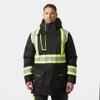 Helly Hansen Alna Polar Parka Hi Vis Jackets for Men with Downfeel Insulation, Detachable Hood, and Fully Taped Construction, 990 Black - X-Large view 3