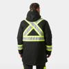 Helly Hansen Alna Polar Parka Hi Vis Jackets for Men with Downfeel Insulation, Detachable Hood, and Fully Taped Construction, 990 Black - X-Large view 4