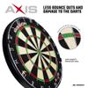 Mission Darts Axis Home Centre | Darts and Dartboard Complete Bundle Including Surround and Oche with 2 Sets of Darts, Black (SU082) view 3