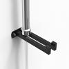 AHDFY Vertical Barbell Holder, Barbell Storage Rack, Olympic Bar Holder Wall Mount, Weight Bar Rack, Gym Organization for Home Gym Space Saving, Stainless Steel, Matt Black view 1