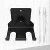AHDFY Barbell Holder Wall Mount, Olympic Barbell Storage Rack, Olympic Bar Holder, Weight Bar Rack, Gym Organization for Home Gym Space Saving, Stainless Steel, Matt Black,2 Holes view 1