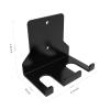 AHDFY Barbell Holder Wall Mount, Olympic Barbell Storage Rack, Olympic Bar Holder, Weight Bar Rack, Gym Organization for Home Gym Space Saving, Stainless Steel, Matt Black,2 Holes view 3