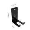 AHDFY Barbell Holder Wall Mount, Olympic Barbell Storage Rack, Olympic Bar Holder, Weight Bar Rack, Gym Organization for Home Gym Space Saving, Stainless Steel, Matt Black,Single view 4