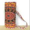 Indian Mandala Yoga Mat Carry Bag Mesh Center portable Strap Carrier for 6mm mat view 1
