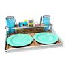 Docktail Bar Utility Boat Table - with Pedestal Adapter Plate (Post/Floor Mount Not Included) | Boat Caddy Organizer, Portable Boat Table and Boat Bar with Cup Holders view 3