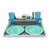 Docktail Bar Utility Boat Table - with Pedestal Adapter Plate (Post/Floor Mount Not Included) | Boat Caddy Organizer, Portable Boat Table and Boat Bar with Cup Holders view 2