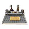 Docktail Bar Utility Boat Table - with Pedestal Adapter Plate (Post/Floor Mount Not Included) | Boat Caddy Organizer, Portable Boat Table and Boat Bar with Cup Holders view 4