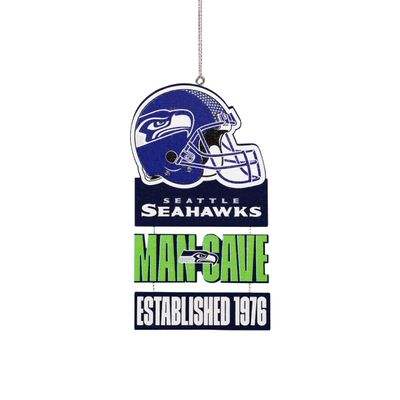 FOCO Seattle Seahawks NFL Mancave Sign Ornament