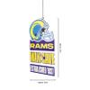 FOCO Los Angeles Rams NFL Mancave Sign Ornament view 2