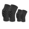 ADLIKES Knee and Elbow Pads Protective Gear Set (4pc) for Cycling Running Volleyball Crashproof Antislip for Kids Youth Black XS view 1