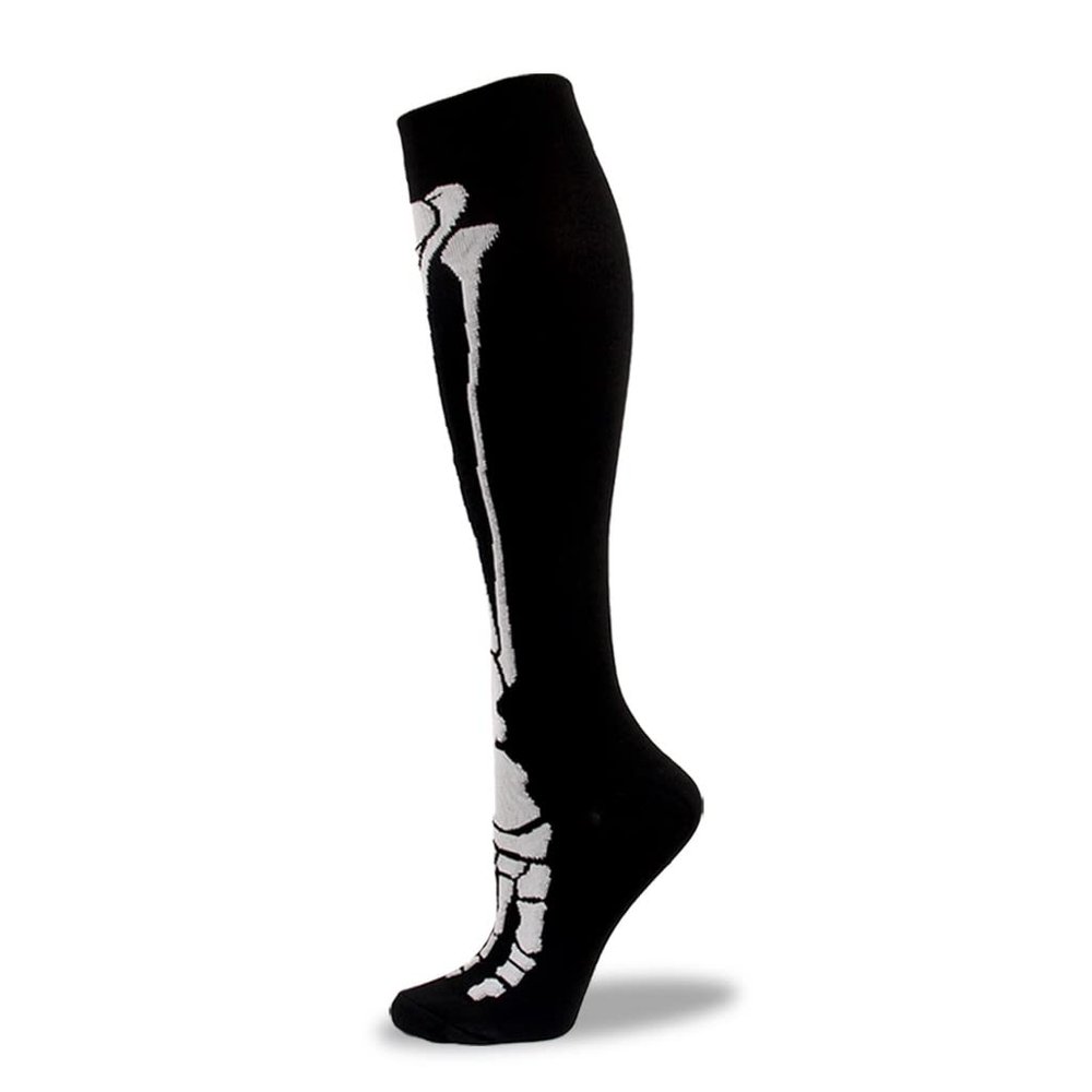 Drincoshow Halloween Christmas Socks Sports Compression Socks Compression Stockings Sport Socks Athletic Socks (s/m,Big bones)
