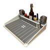 Docktail Bar Utility Boat Table - with Pedestal Adapter Plate (Post/Floor Mount Not Included) | Boat Caddy Organizer, Portable Boat Table and Boat Bar with Cup Holders view 3