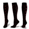 Drincoshow Halloween Christmas Socks Sports Compression Socks Compression Stockings Sport Socks Athletic Socks (l/xl,Red dot compression) view 1