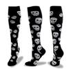 Drincoshow Halloween Christmas Socks Sports Compression Socks Compression Stockings Sport Socks Athletic Socks (l/xl,Red dot compression) view 4