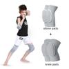 ADLIKES Knee and Elbow Pads Protective Gear Set (4pc) for Cycling Running Volleyball Crashproof Antislip for Toddler Kids Youth Fuchsia M view 4